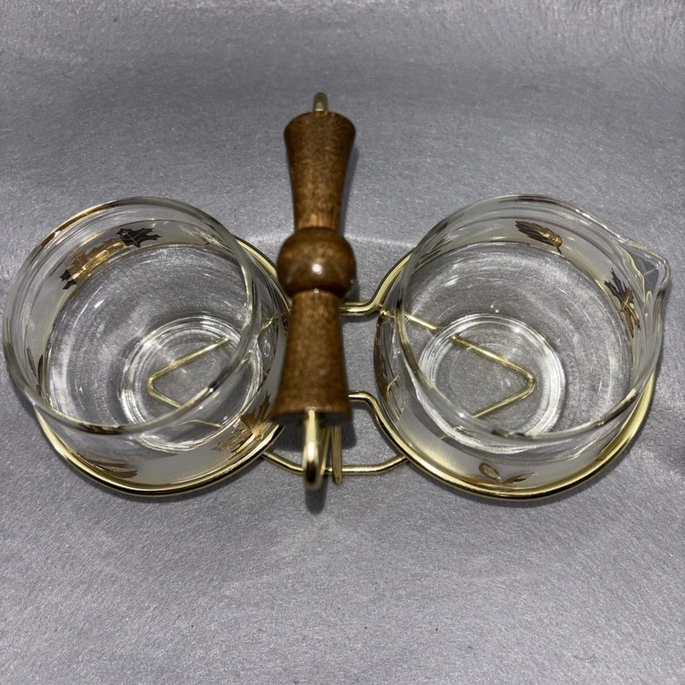 Libbey vintage golden